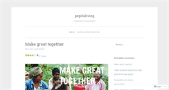 Desktop Screenshot of pepitaliving.com